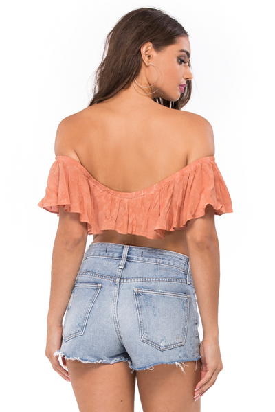 Melanie Lace Floral Puff Sleeve Top