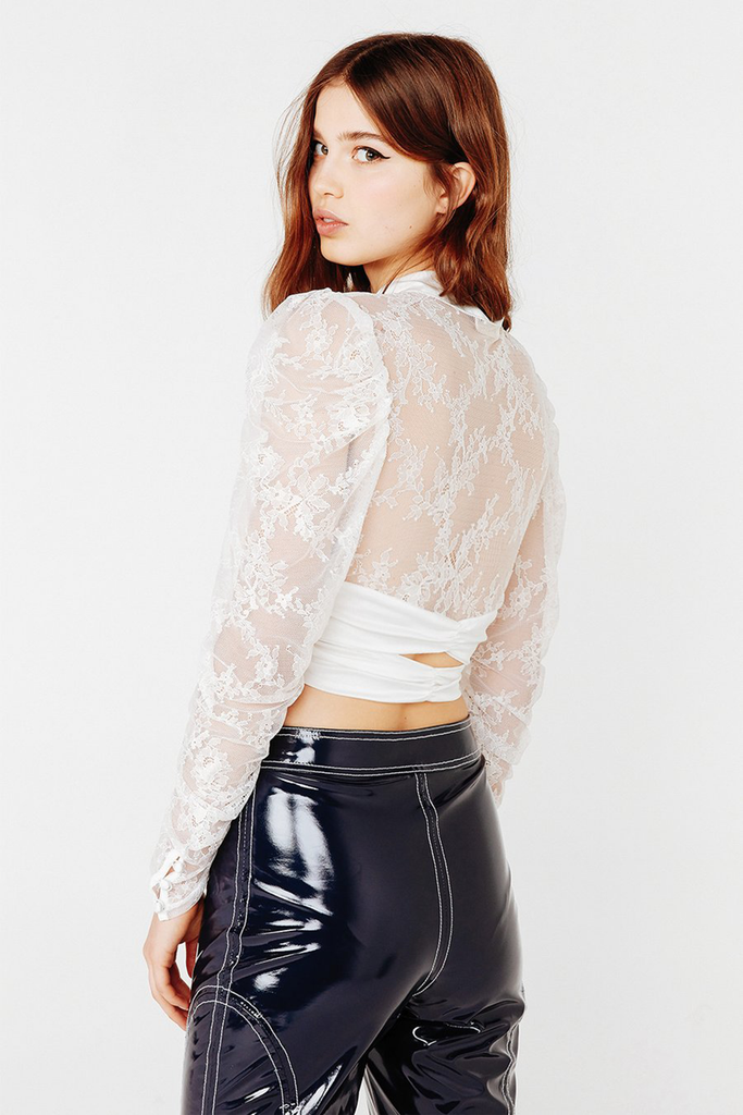 Farrah Button-Up Blouse - Sugarillashop.com