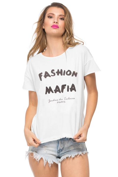 Fashion Mafia Lola Loose Tee - Sugarillashop.com