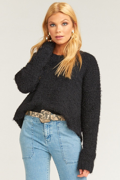 Cropped Varsity Sweater - Sugarillashop.com