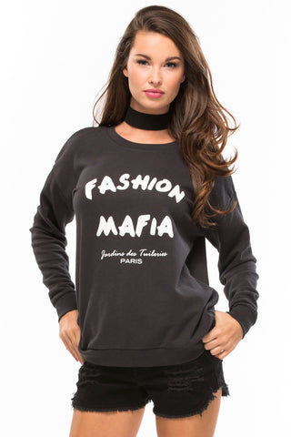 Fashion Mafia Alexa Boyfriend Sweatshirt