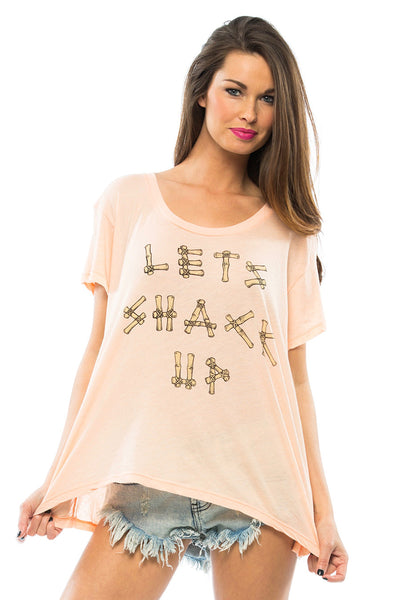 Let's Shack Up Lazy Weekend Tee
